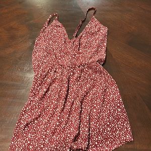 V neck romper